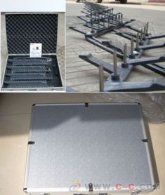 廣西8kg阻車路障不銹鋼鋼針阻車器破胎器